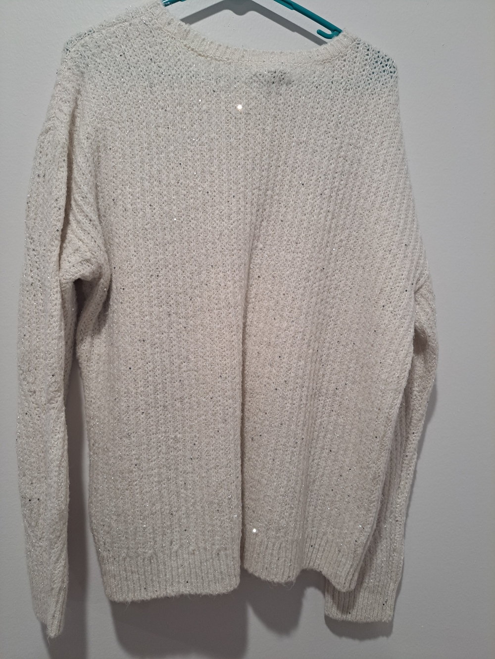 Nine West Cream Women's Crewneck Sweater